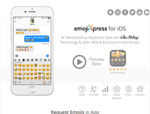 Tablet Screenshot of emojixpress.com